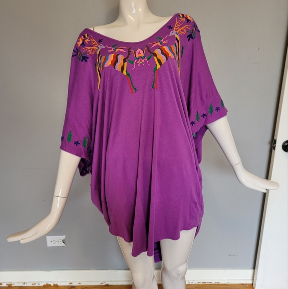 Mara Hoffman Embroidered Otomi Coverup, VGUC, OS - Picture 2 of 10